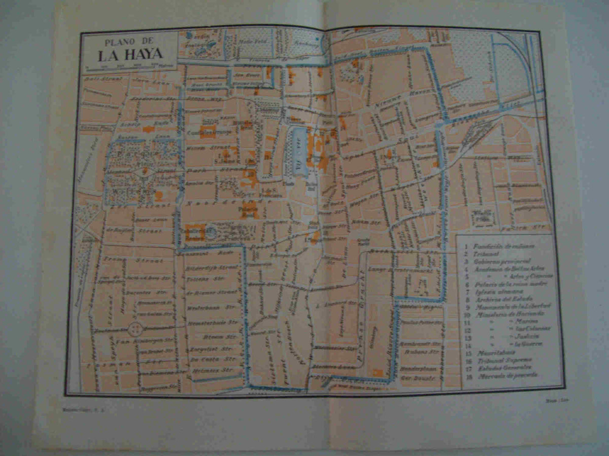 LAMINA ESPASA 21596: Plano de La Haya