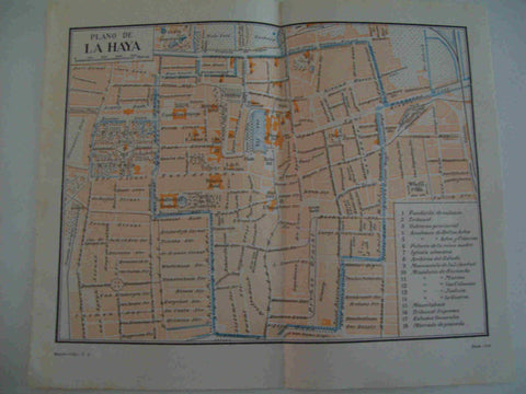 LAMINA ESPASA 21596: Plano de La Haya