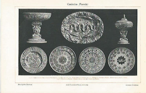 LAMINA ESPASA 2911: Ceramica de Francia