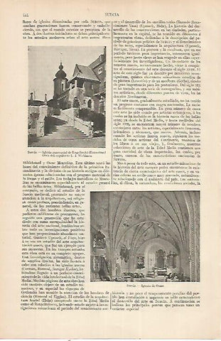 LAMINA ESPASA 22536: Iglesia de Engelbrekt Suecia