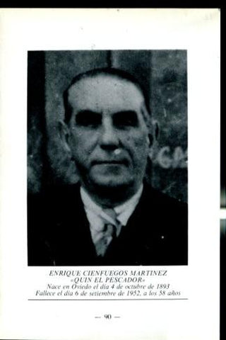 Artistas de la cancion asturiana: lamina 12: Enrique Cienfuegos Martinez (Quin el pescador)