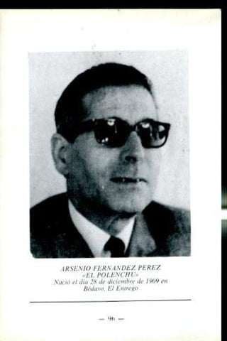 Artistas de la cancion asturiana: lamina 13: Arsenio Fernandez Perez (El Polenchu)
