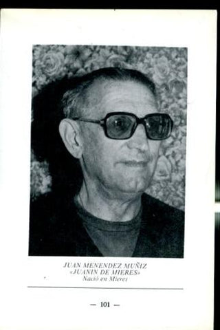 Artistas de la cancion asturiana: lamina 16: Juan Menendez Muñiz (Juanin de Mieres)