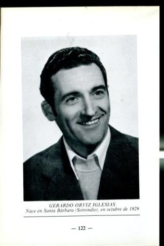 Artistas de la cancion asturiana: lamina 22: Gerardo Orviz Iglesias