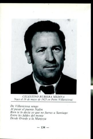 Artistas de la cancion asturiana: lamina 26: Celestino Rubiera Medina
