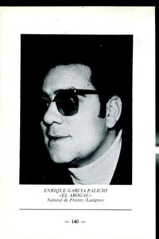 Artistas de la cancion asturiana: lamina 29: Enrique Garcia Palicio (El abogau)