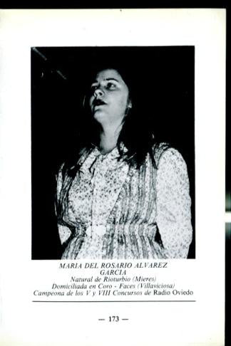 Artistas de la cancion asturiana: lamina 40: Maria del Rosario Alvarez Garcia y Maria Luisa Diaz Ordoñez