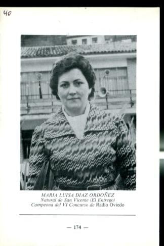 Artistas de la cancion asturiana: lamina 40: Maria del Rosario Alvarez Garcia y Maria Luisa Diaz Ordoñez