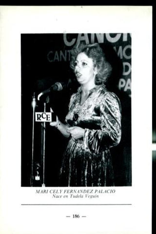Artistas de la cancion asturiana: lamina 45: Mari Cely Fernandez Palacio