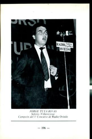 Artistas de la cancion asturiana: lamina 49: Jorge Tuya Rivas