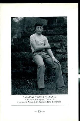 Artistas de la cancion asturiana: lamina 51: Dionisio Garcia Iglesias