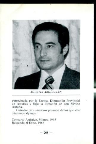 Artistas de la cancion asturiana: lamina 55: Agustin Arguelles