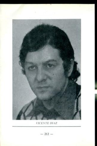 Artistas de la cancion asturiana: lamina 56: Vicente Diaz