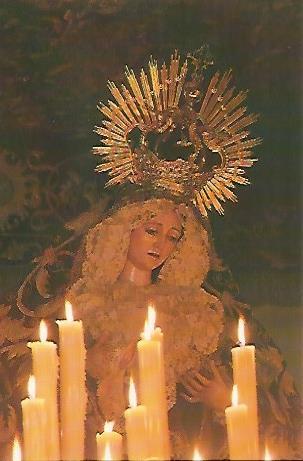 POSTAL A0008: Virgen Dolorosa