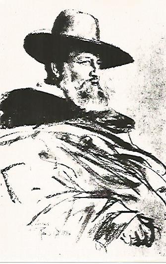 Postal A0019 Foto : Retrato, posiblemente pueda ser Garibaldi u otro revolucionario