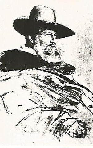 Postal A0019 Foto : Retrato, posiblemente pueda ser Garibaldi u otro revolucionario