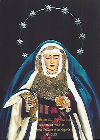 Postal A0021 FOTO : Novena a Maria Santisima de las Angustias, año 2013