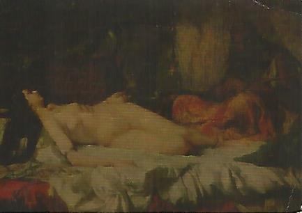 POSTAL A0023: La Odalisca de Maria Fortuny