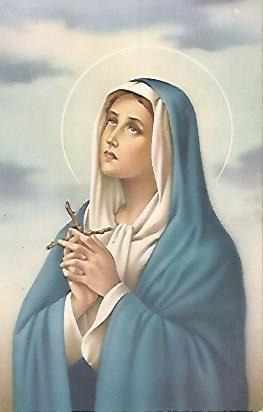 POSTAL A0054:  La Virgen Maria