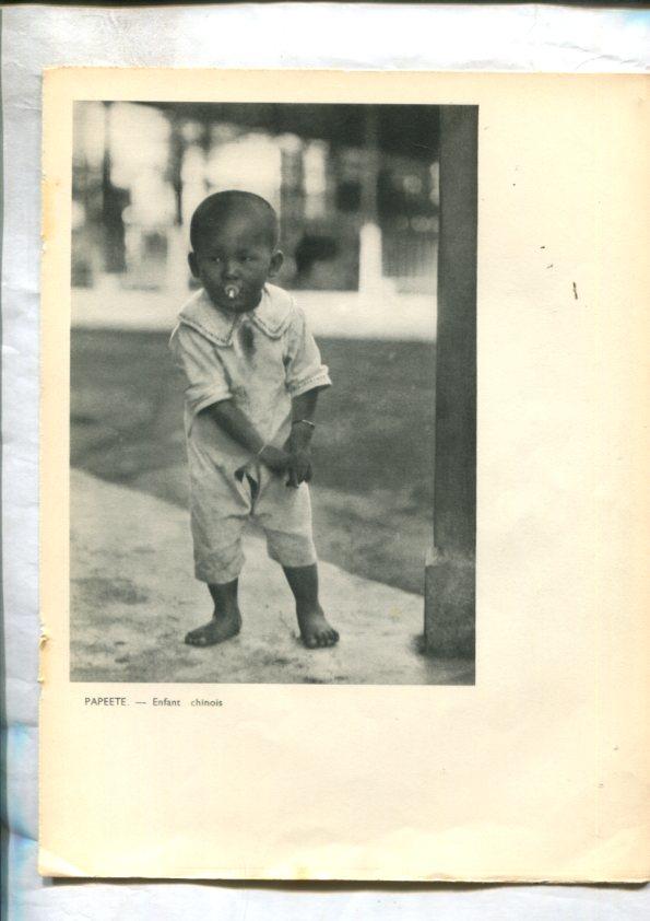 Tahiti: lamina 07: Papeete enfant chinois 