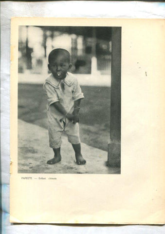Tahiti: lamina 07: Papeete enfant chinois 