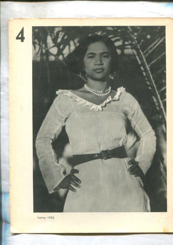 Tahiti: lamina 16: Vahine 1933 y Dimanche a Moorea