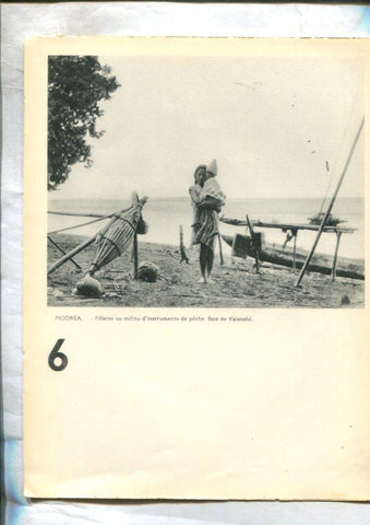 Tahiti: lamina 34: Moorea: Baie de Vaianahe y Baie de Pao-Pao