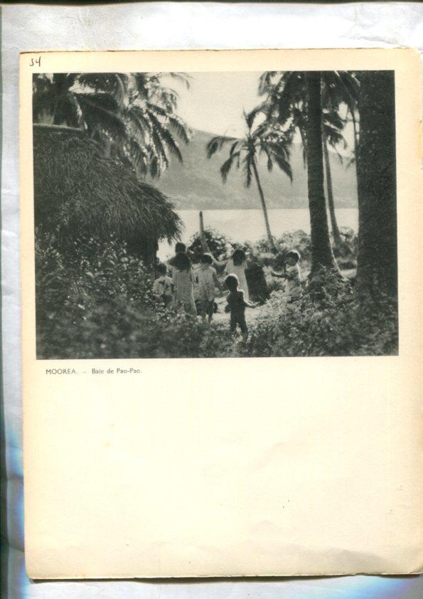 Tahiti: lamina 34: Moorea: Baie de Vaianahe y Baie de Pao-Pao