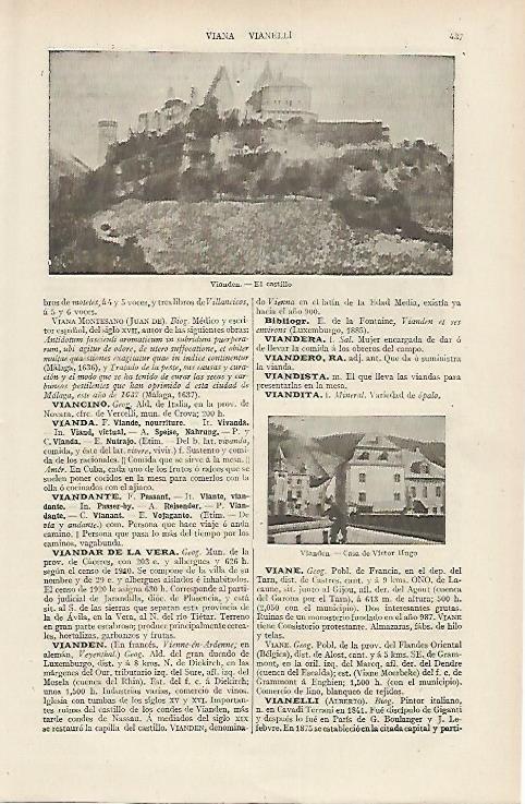 LAMINA DE ESPASA 253: Imagenes de Vianden
