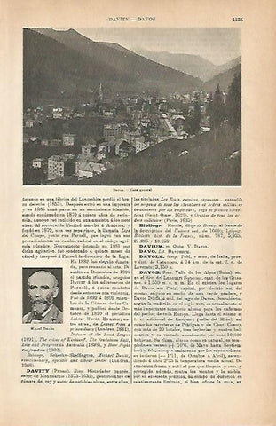 LAMINA ESPASA 2052: Vista general de Davos Suiza