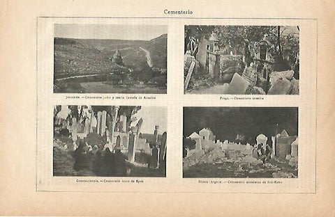 LAMINA ESPASA 2937: Cementerios del mundo