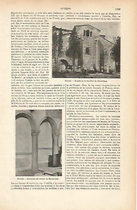 LAMINA ESPASA 7756: Basilica de Santullano en Oviedo