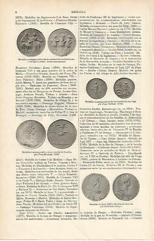 LAMINA ESPASA 11922: Medallas conmemorativas