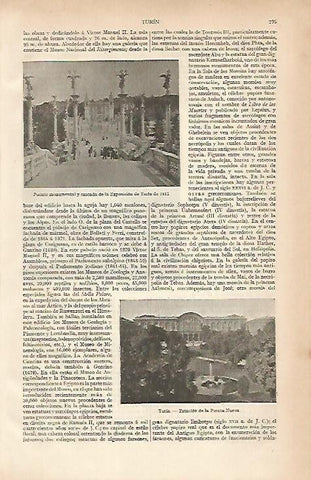 LAMINA ESPASA 12001: Exposicion de Turin de 1911