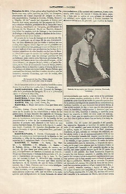LAMINA ESPASA 12395: Retrato de un sastre por Moroni