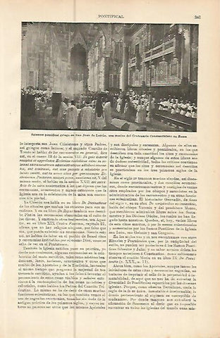LAMINA ESPASA 10500: Pontificial griego en San Juan de Letran