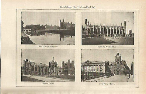LAMINA ESPASA 14773: Universidad de Cambridge Inglaterra