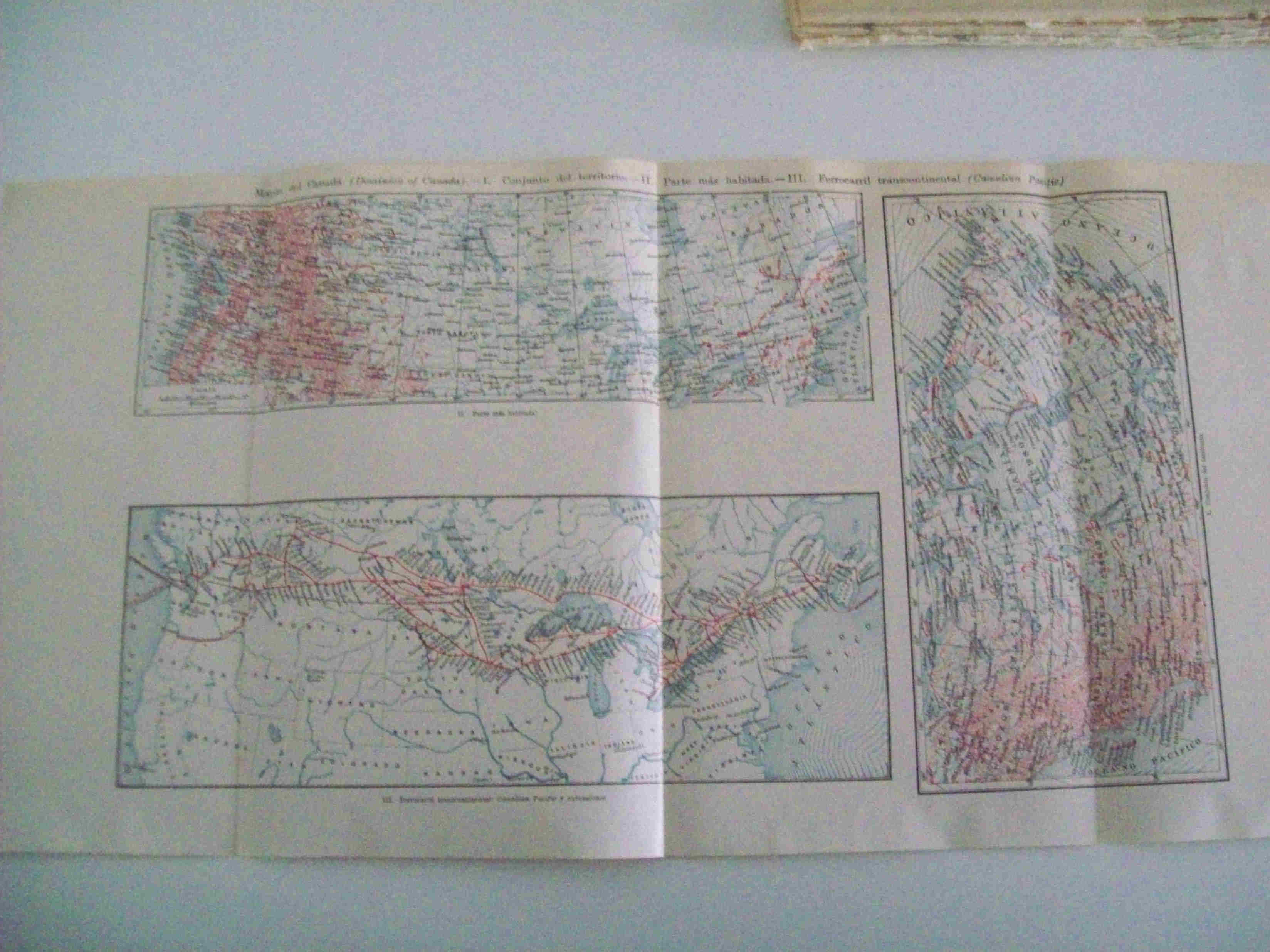 LAMINA ESPASA 14811: Mapas de Canada