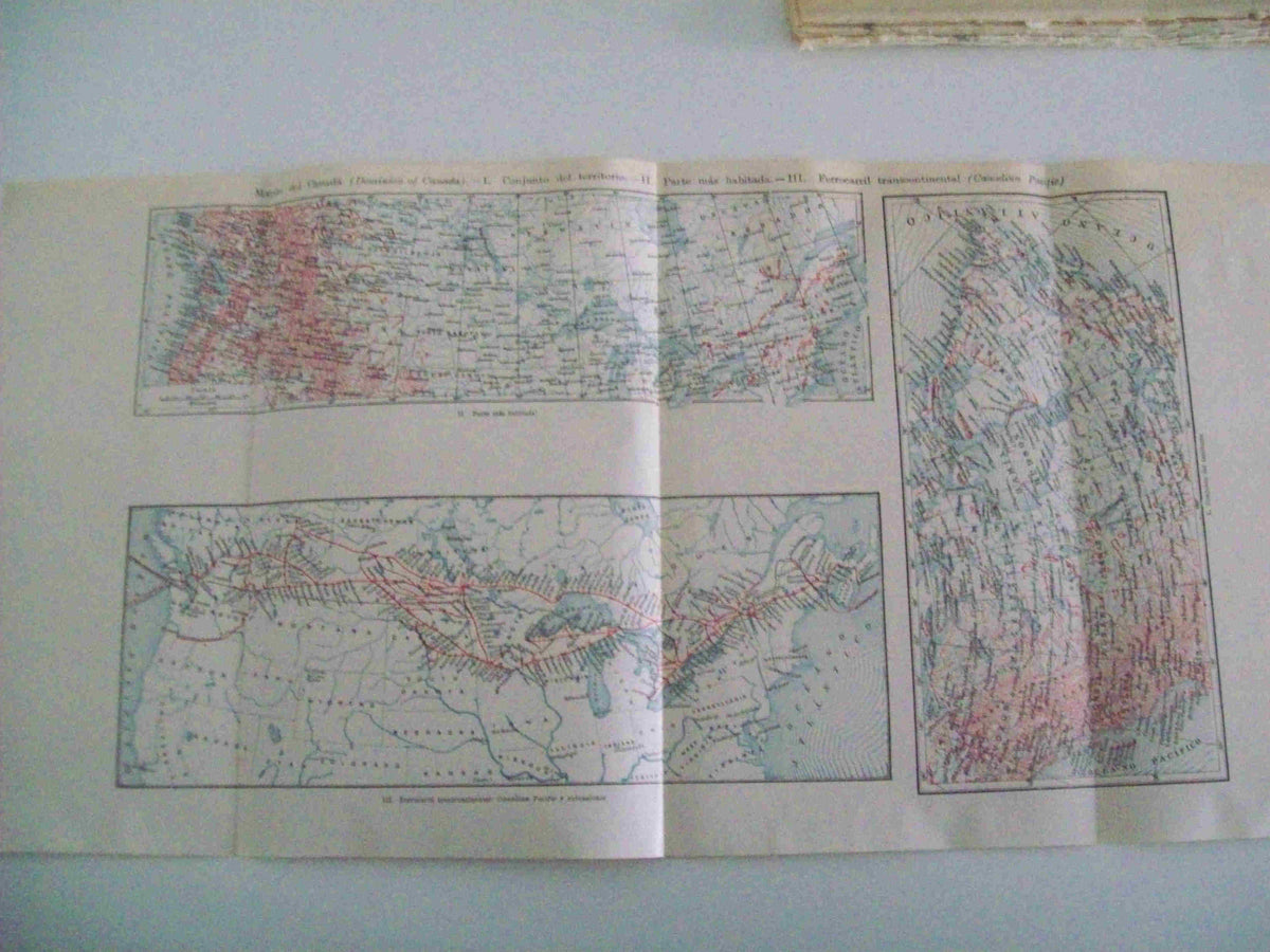 LAMINA ESPASA 14811: Mapas de Canada