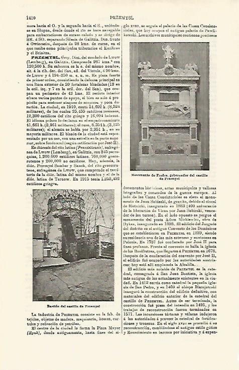LAMINA ESPASA 16846: Monumento de Fredre