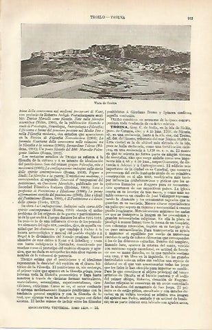 LAMINA ESPASA 901: Vista de Troina Italia