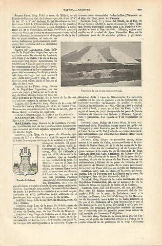LAMINA ESPASA 18182: Salinas de Cadiz