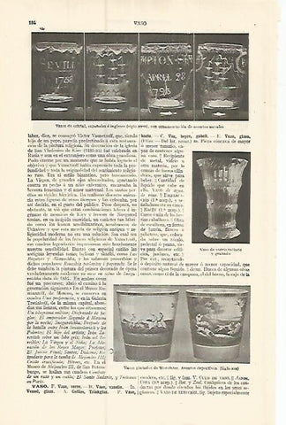 LAMINA ESPASA 17344: Vasos de cristal