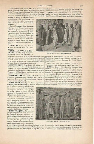 LAMINA ESPASA 18830: Erill la Vall Lleida