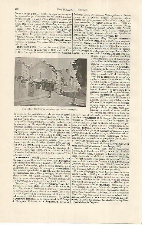 LAMINA ESPASA 19290: Calle de Montmatre
