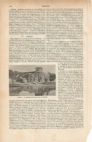 LAMINA ESPASA 7223: Abadia de la Santa Cruz en Thurles Irlanda