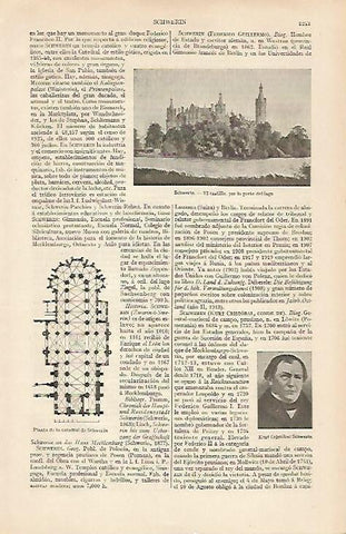 LAMINA ESPASA 19636: Castillo de Scwerin Alemania