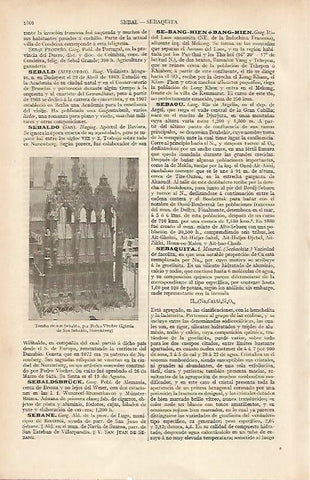 LAMINA ESPASA 19642: Tumba de San Sebaldo en Nuremberg