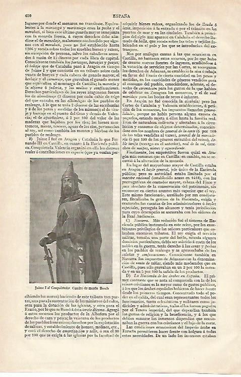 LAMINA ESPASA 19870: Jaume I El Conquistador por Mosen Bosch