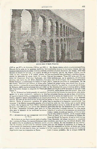 LAMINA ESPASA 8088: Acueducto de Segovia